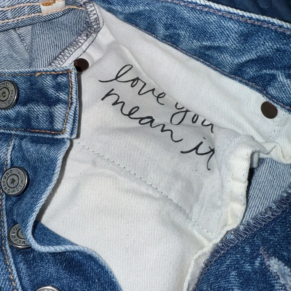 GRLFRND Distressed Light Blue Jeans - Picture 7 of 8